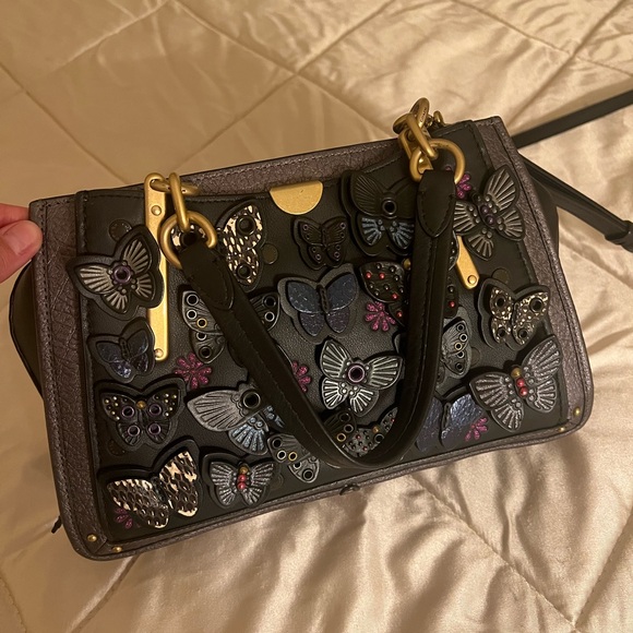 Coach butterfly handbag gently used - Picture 3 of 6